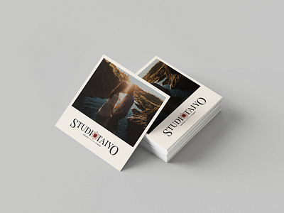 Studio Taiyo Business Cards branding business cards graphic design photography small business