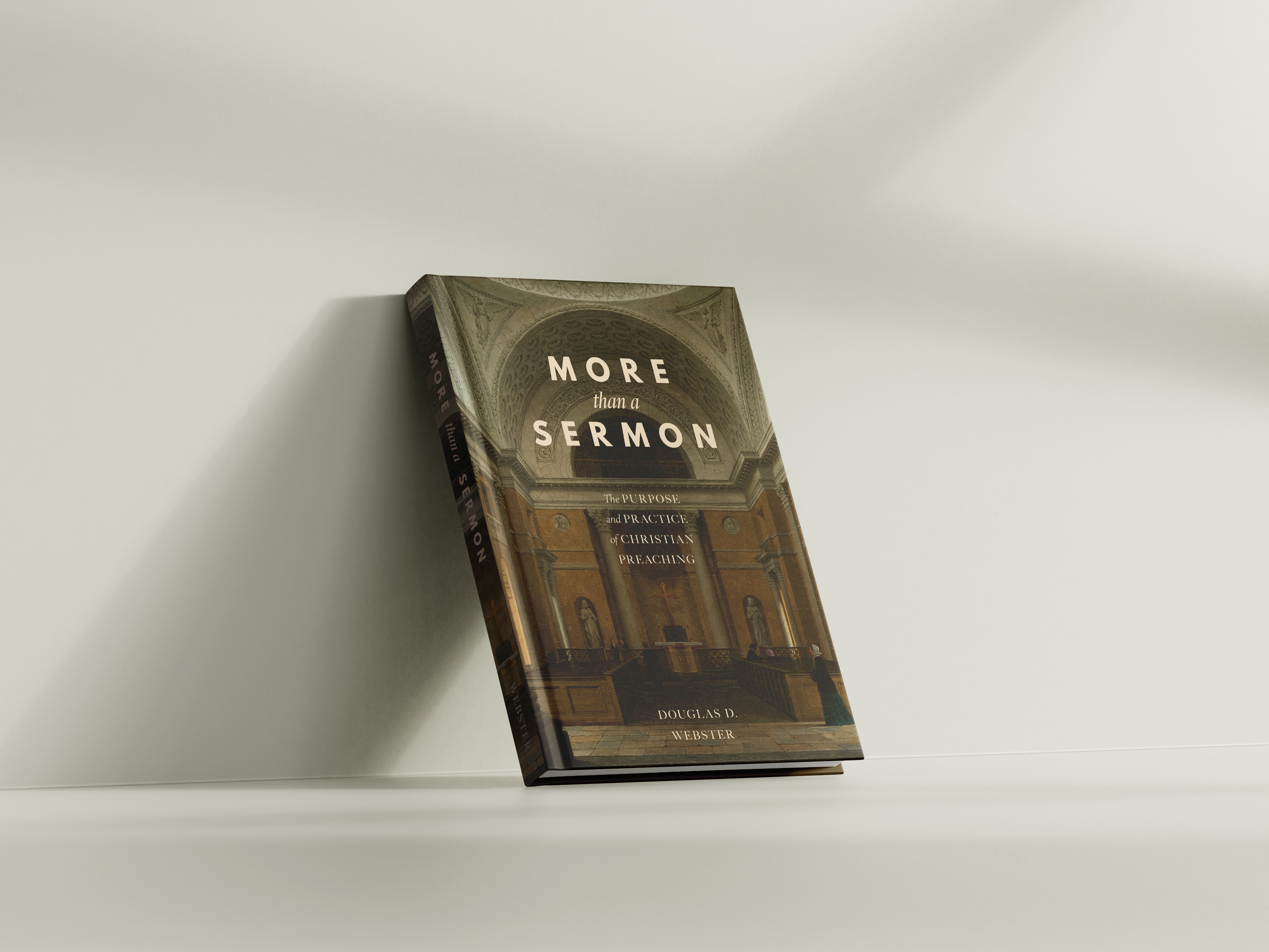 "More than a Sermon" - Alternate Cover bible book christian church congregation cover design graphic design homiletics manuscript novel pastor preacher preaching print pulpit sermon teaching