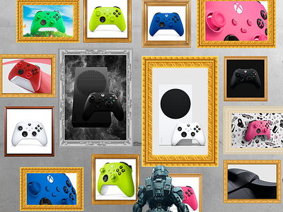 Xbox Colombia. Controles = Arte