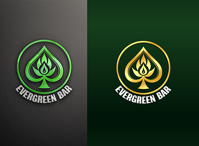 Evergreen bar logo concept 1 animation branding design graphic design illustration logo typography ui ux vector