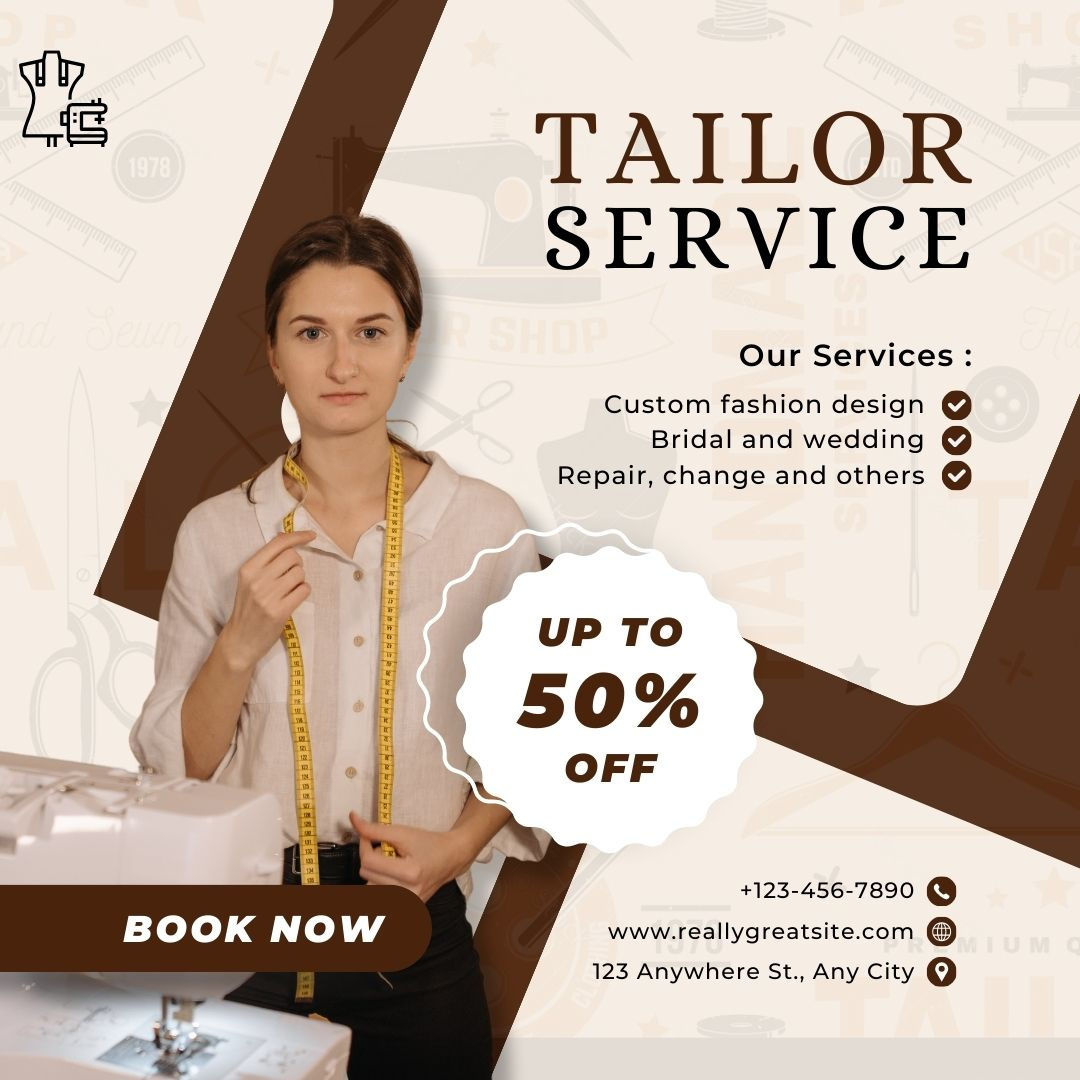 tailor service by UI/UX Srushti on Dribbble