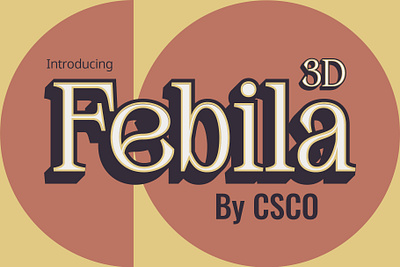 Febila 3D Font | Craft Supply Co font lettering typeface