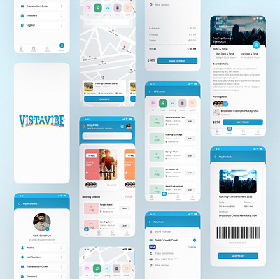 Events App animation appdesign branding figma figmadesign ui uiux