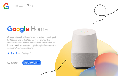 Product Design for Google Home branding figma graphic design logo product design ui