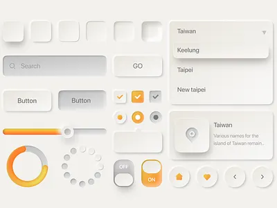 Neumorphism UI Kit neumorphism ui