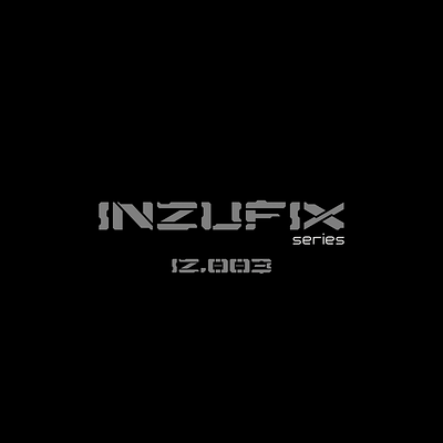 inzufix series font IZ.003 design font graphic design illustration typography