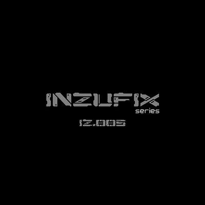 inzufix series font IZ.005 design font graphic design illustration typography