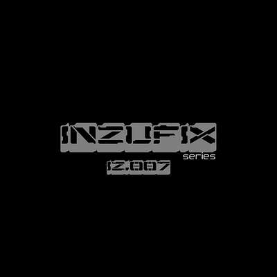 inzufix series font IZ.007 design font graphic design illustration typography