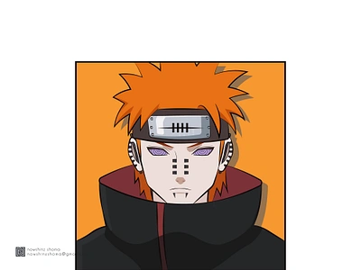 Yahiko Illustration 2d art anime cute illustration fan art graphic design illustration naruto pain yahiko