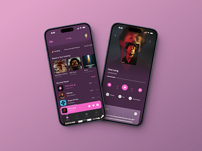 Duotone Music Player UI - 24 design figma ui uiux design