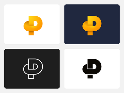 Letter P brand branding design elegant graphic design illustration letter logo logotype mark minimalism minimalistic modern p sign