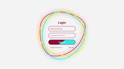 Circle Animaton project: Login form In HTML and CSS animated login page animation design html css html project illustration login form login form in html and css ui