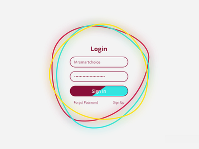 Circle Animaton project: Login form In HTML and CSS animated login page animation design html css html project illustration login form login form in html and css ui