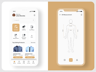 ClothCraft- Online Tailor Cloth Making Mobile App Design ar mobile app arvr cloth app cloth making app cloth making app design design ecommerce app graphic design ios minimal mobile mobile app mobile app ui design online tailor product design tailor tailor app design ui ui design