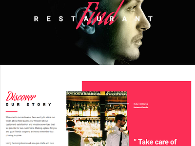 Restaurant Website restaurant website web design