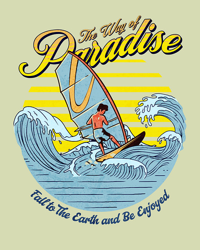 Paradise beach holiday paradise sea streetwear surfing vacation