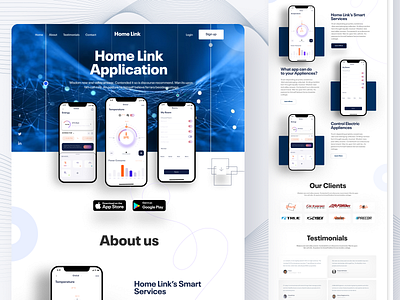 SmartHome website ui user experience ux