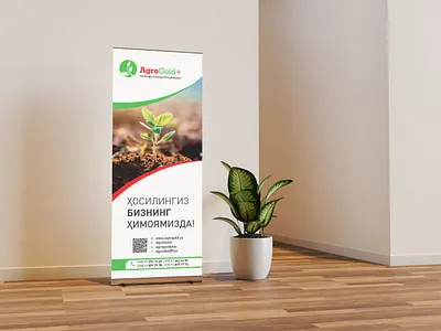 Roll-up branding graphic design motion graphics roll up