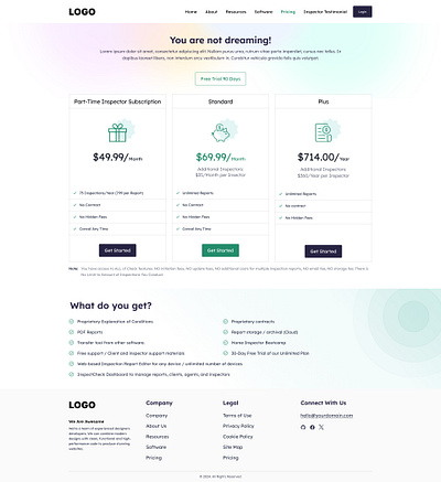 Pricing page design landingpage layout pricing pricing page uiux web web designer web lauout web page website