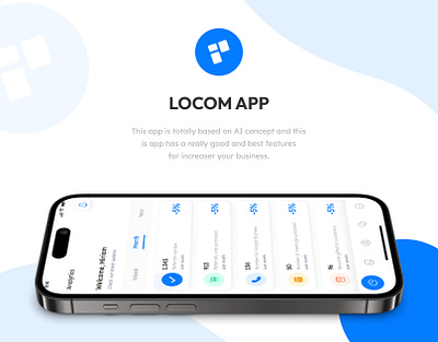 LOCOM App application branding design graphic design illustration landing page mobile app ui ux