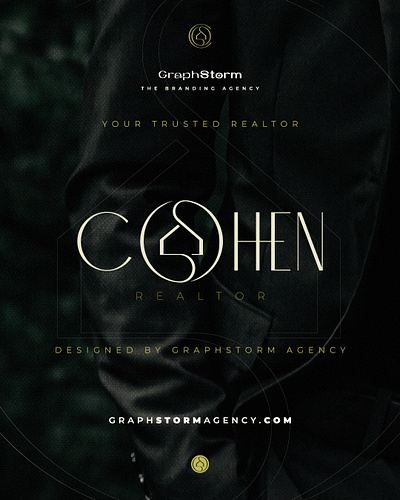 Cohen - Realtor Logo Design | Wordmark - Logotype branding elegant logo graphic design logo logodesign logodesigner logotype luxurious logo luxury logo real estate logo realtor logo wordmark