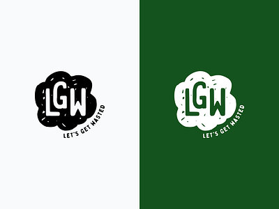 Let's Get Wasted | Logo branding business accreditation food logo recycling rubbish trash waste management