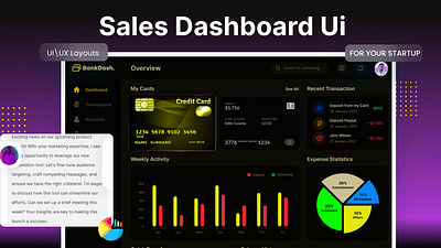 Dashboard UI Design for startups branding dashboard graphic design logo ui ui kit web application web page