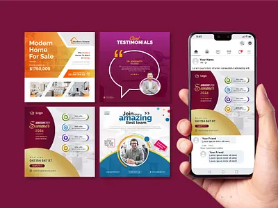 Social Media Design ordibyte social media design social media post