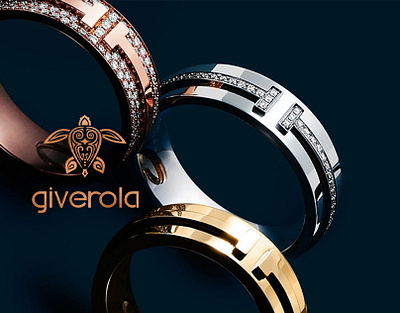 Giverola Jewelry Branding, Web Design & Layout brand identity branding graphic design illustrator jewelry brand design jewelry branding jewelry web design layout design logo online shop photoshop ui ux web design