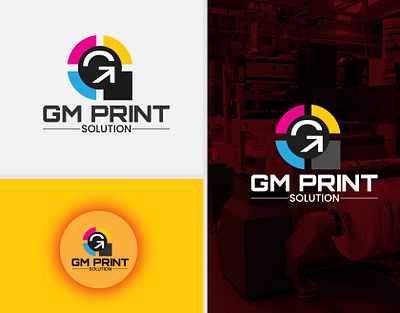 Printing Business Logo Design branding graphic design logo logo deisgn printing press logo