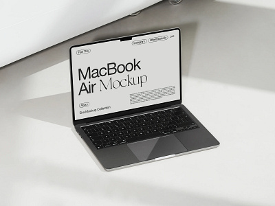 MacBook Air Mockup 3d branding design download free freebie graphic design ipad iphone iphone 15 iphone 15 pro macbook macbook air macbook pro mockup mockups packaging psd ui ux