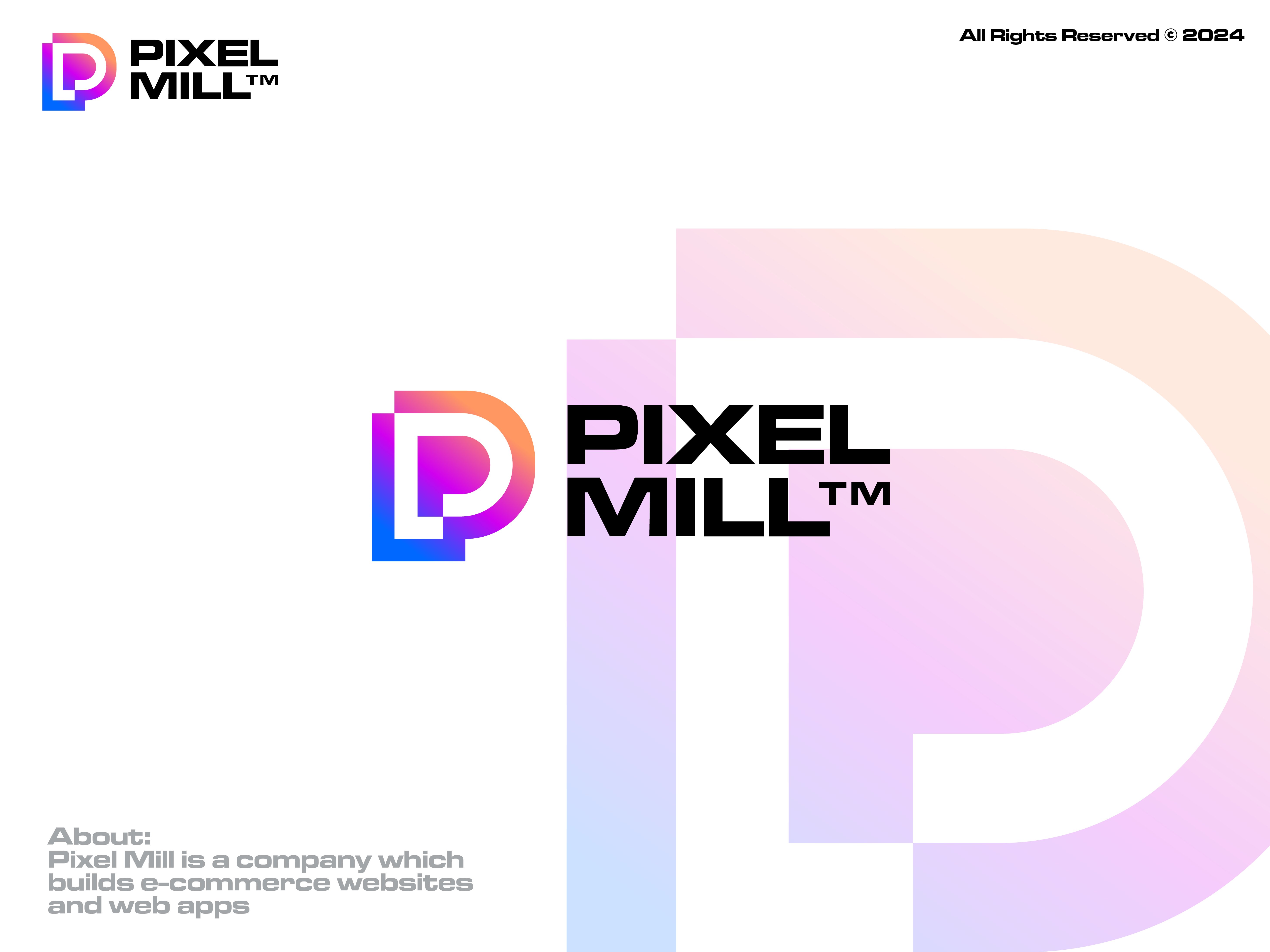 pixel, tech, website, agency, company, app, brand identity, logo agency app best logo designer best logo designs brand identity company logo designer logo maker minimal logo modern logo p logo pixel pixel logo pixelmill pixels tech website
