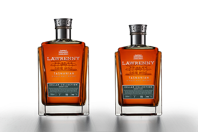 Lawrenny Tasmanian Whisky 3d branding compositing design photo manipulation render