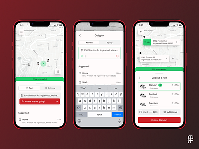 🚖 Taxi App Figma Template app choose a ride deliveryapp destination driver drivingapp figmatemplate mobileapp mobileui navigation route taxi taxiapp taxiui uxdesign