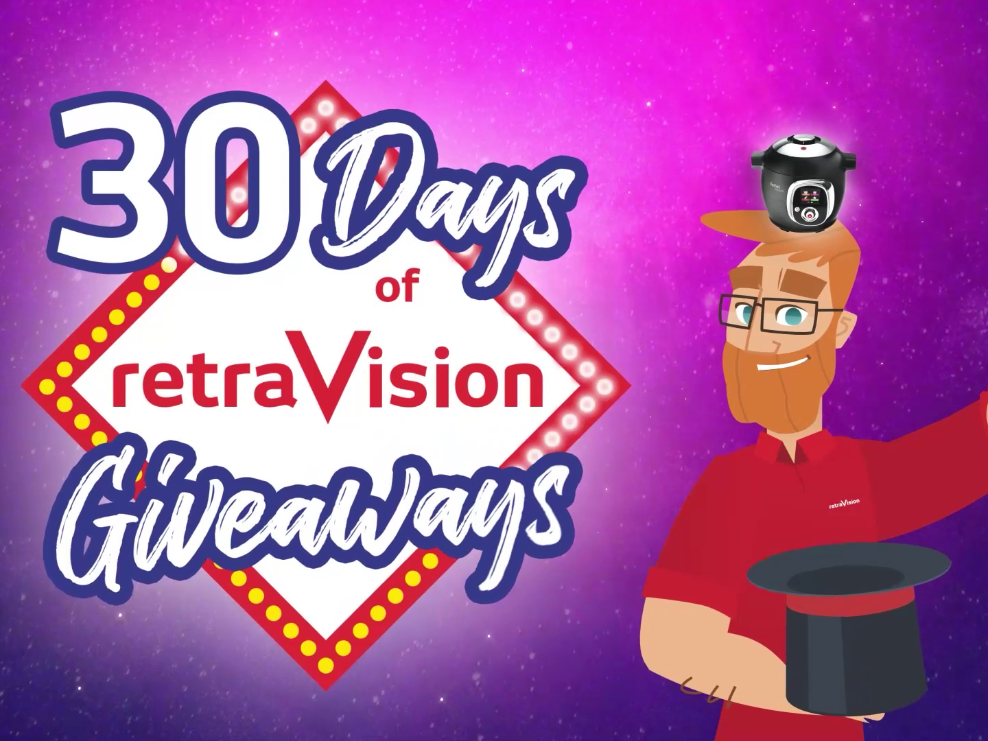 Retravision 30 Days Of Giveaways TVC by Bryan Design on Dribbble