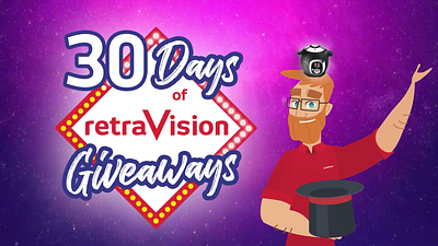 Retravision 30 Days Of Giveaways TVC animation branding design graphic design motion graphics social tvc video