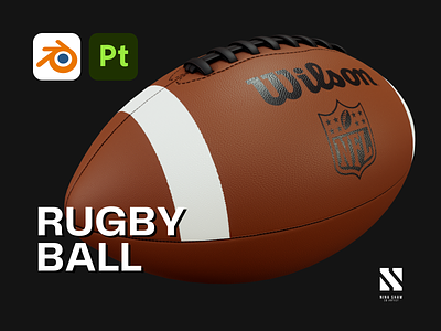 Rugby Ball 3d ball rugby sports