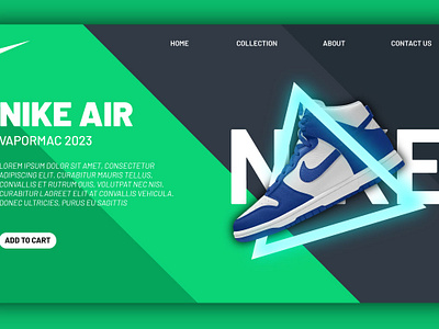 Nike Air Website Landing Page ui web design web design and development web design company web design course web design examples web design free web design generator web design ideas web design online web design software web design tutorial wix web design