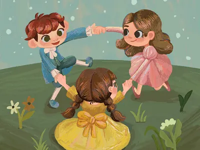 Winter masquerade character design children book digital drawing digitalart illustration