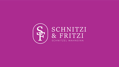 Schnitzi & Fritzi - Visual Identity branding cool design fastfood foodtruck logo modern purple restaurant simple