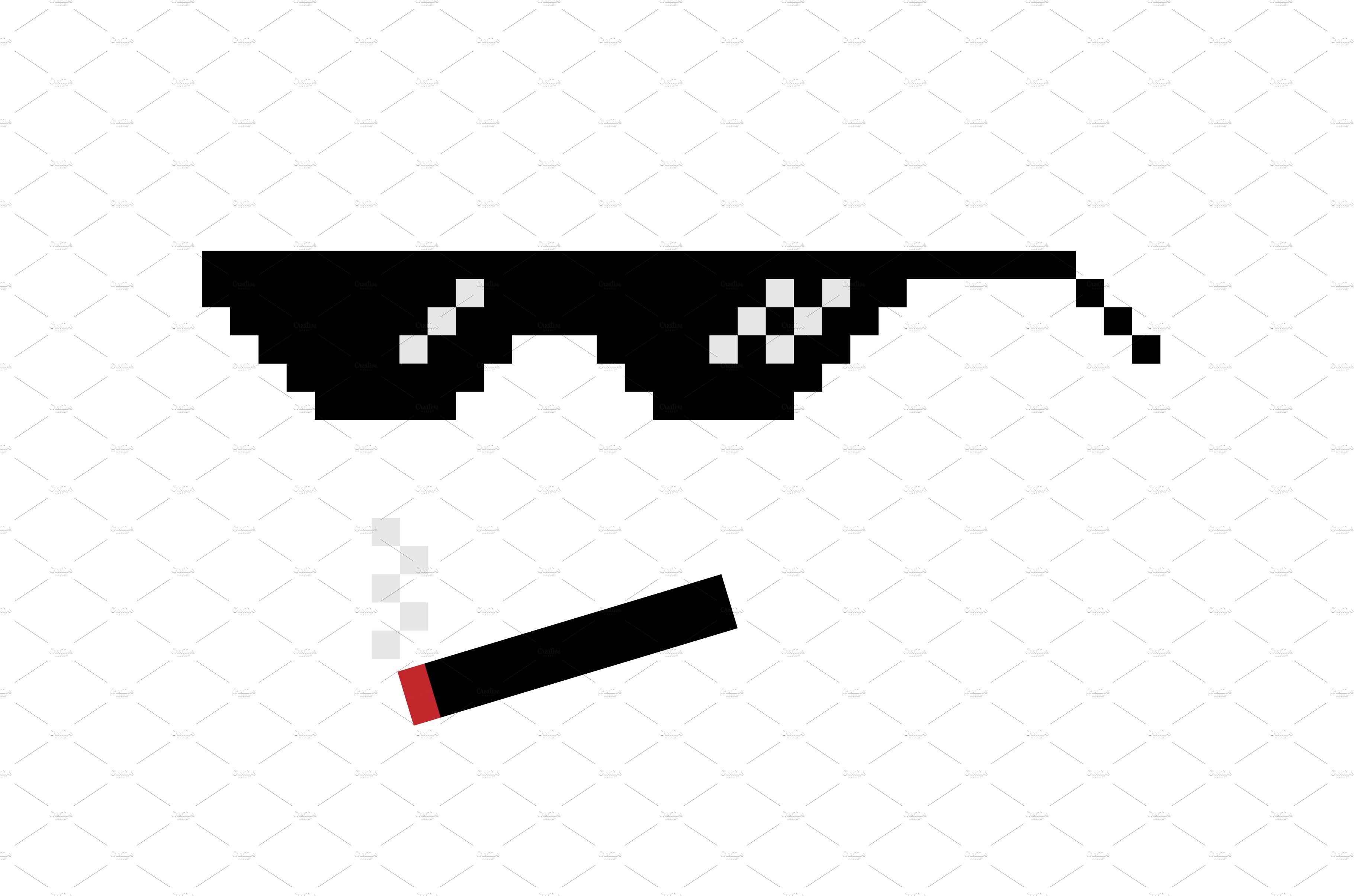 Pixel glasses in art style 8-bit by DG-Studio on Dribbble