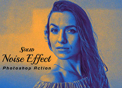 Solid Noise Effect Photoshop Action noise reduction