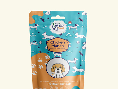 Pet Food Pouch Design animation branding cat food dog food graphic design logo motion graphics pet food pet food packaging pouch design ui