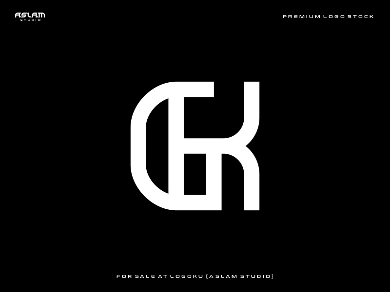 Lettermark Gk Logo by Kang Login on Dribbble