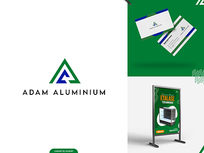 Adam aluminium branding mockup branding design designer logo graphic design logo logo brand logotype sidoarjo vector