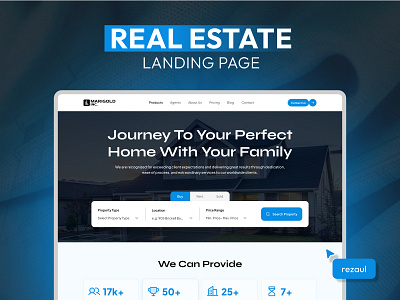 Real Estate Website Design design landing page product design real estate real estate landing page ui ux web design webapp website design