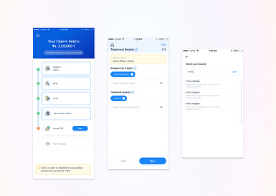 Patient hospitalization journey 1 ui visualdesign