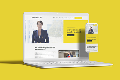 Jody Fewster Ray White Website Redesign branding design graphic design mobile real estate ui ux webpage website wordpress