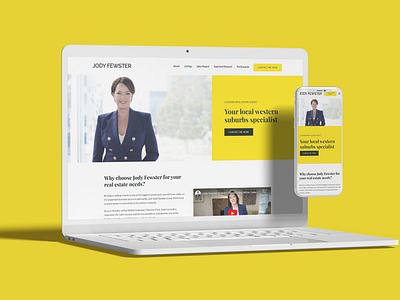 Jody Fewster Ray White Website Redesign branding design graphic design mobile real estate ui ux webpage website wordpress