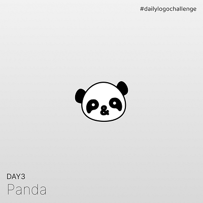 Day 3 | Panda Logo | Daily Logo Challenge dailylogochallenge day3 design graphic design logo